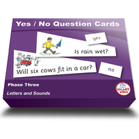 Letters and Sounds - Yes/No Question Cards Phase 3