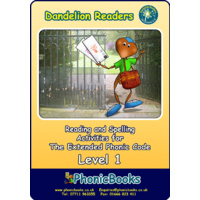 Dandelion Readers Level 1 Reading Spelling Activities Workbook