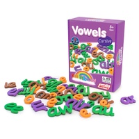 Junior Learning - Rainbow Vowels - Cursive