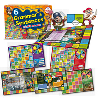Smart Kids - 6 Grammar & Sentences Board Games