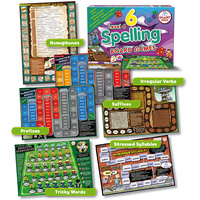 Smart Kids - 6 Spelling Board Games Level 4