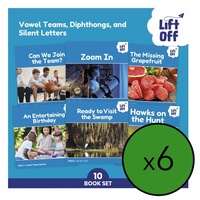 Lift Off Readers - Vowel Teams, Diphthongs, and Silent Letters Classroom Bundle