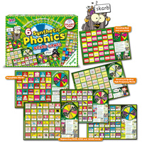 Smart Kids - 6 Synthetic Phonic Letters & Sounds Board Games Phase 4