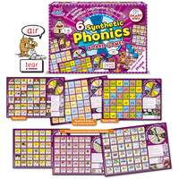 Letters & Sounds - 6 Synthetic Phonics Board Games Phase 5