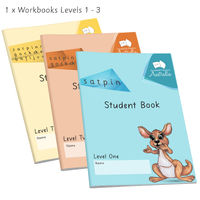 Phonics Workbooks - Levels 1-3