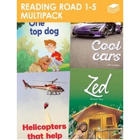 Reading Road 1-5 Decodable Readers Guided Reading Pack