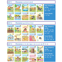 Sunshine Books Decodable Readers Series 1 Sets 1-3